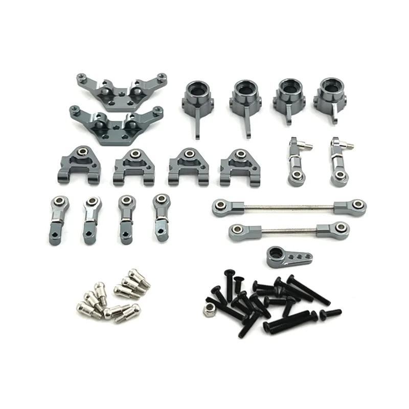 For Wltoys 284161 284010 284131 K989 k979 K969 P929 P939Metal Upgrade Parts Kit Steering Cup 1/28 RC Car Upgrade Accessories Set