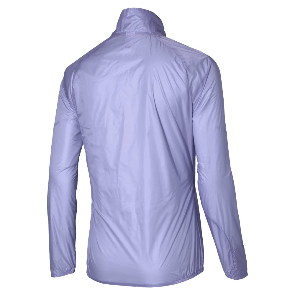 Mizuno Premium Packable Running Jacket with Aurora Reflective Pastel Size L Women's Print, J2MEA200, Laila,