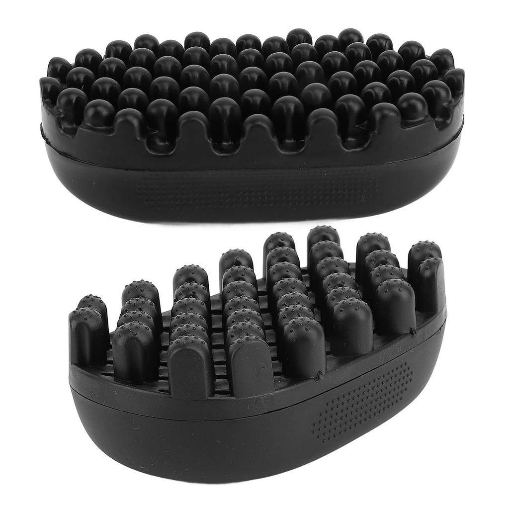 2 Pcs Twist Styler Brush Quick Easy Styling Large Dense Teeth Professional Washable Rubber Afro Twis