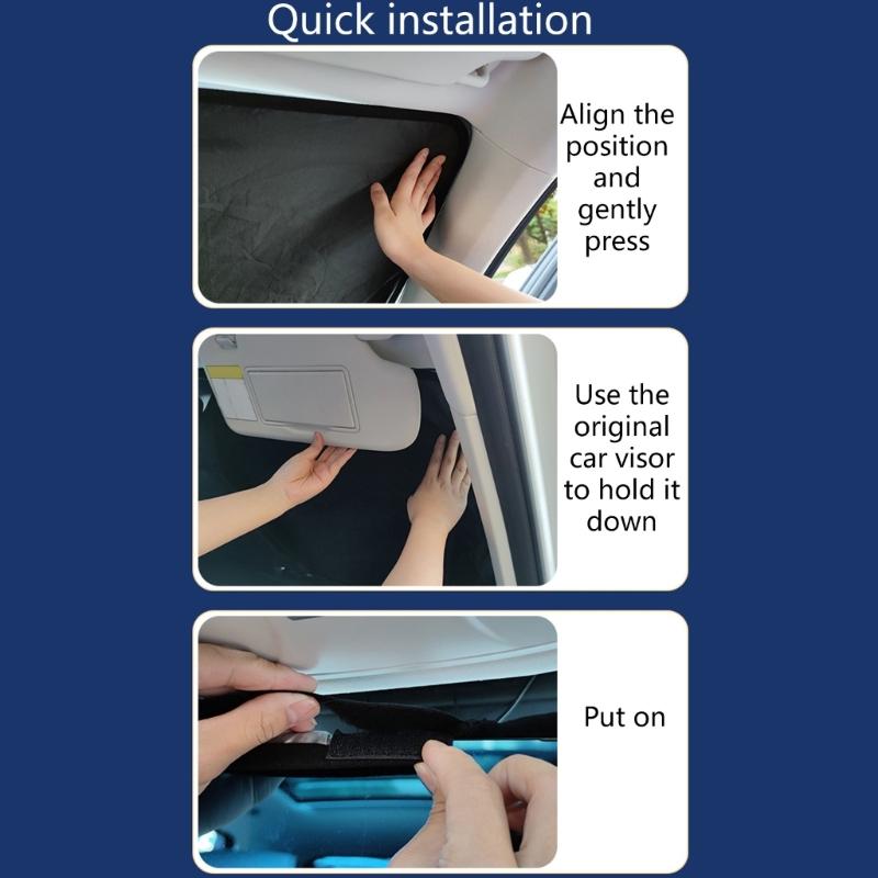 Car Interior Windshield Cover Sunshades Umbrellas Foldable Covers UV Block Front Window Protect Vehicle from Heat