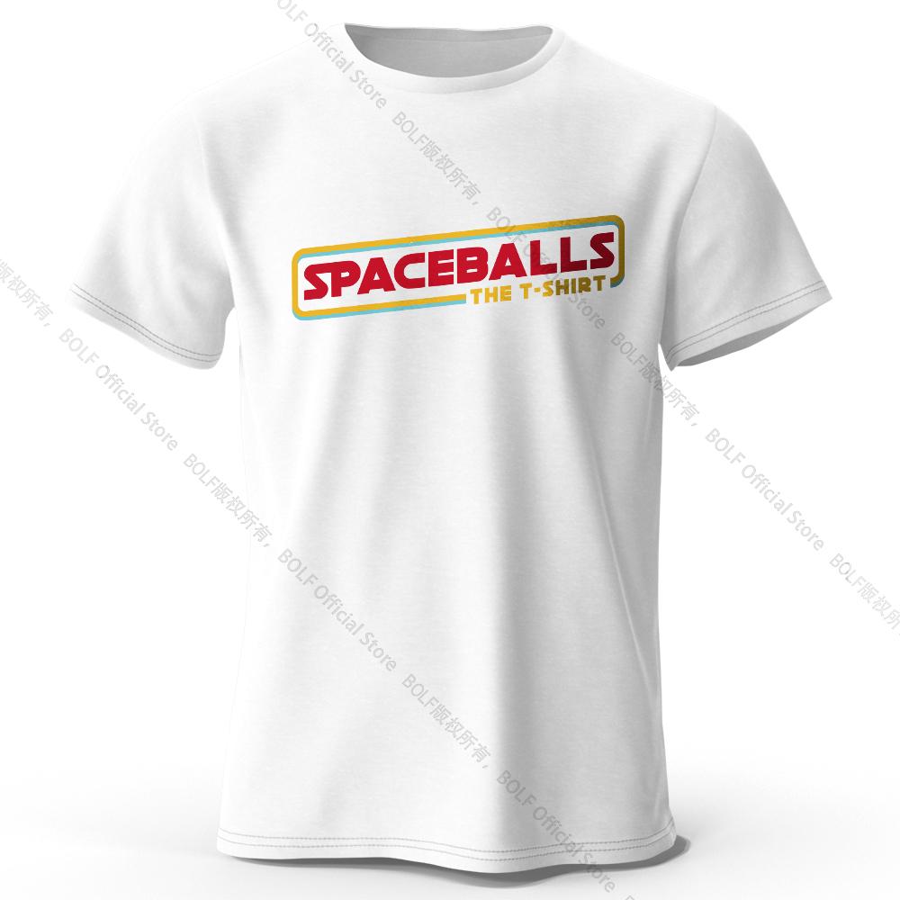 Spaceballs Printed T-Shirt 100% Cotton Oversized Sci-Fi Graphic Tees for Men Women Summer Tops Nerd Streetwear