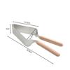 Stainless Steel Triangle Cake Transfer Clip Easy-to-grip Cake Lifter for Cake Slicing and Moving, a Must-Have for Pastry Chefs