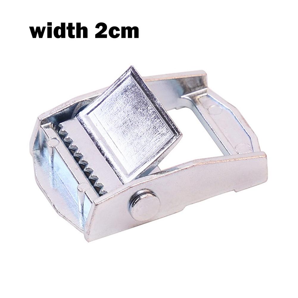 Zinc Alloy Buckle with Fixed Tensioner for Tie down Straps Designed to Secure For Heavy Cargoes Cases and Toolboxes