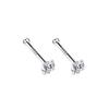 S999 Pure Silver Minimalist Women's Earrings – Small Bean Ear Bone Studs, Anti-Blocking Design for Commuting