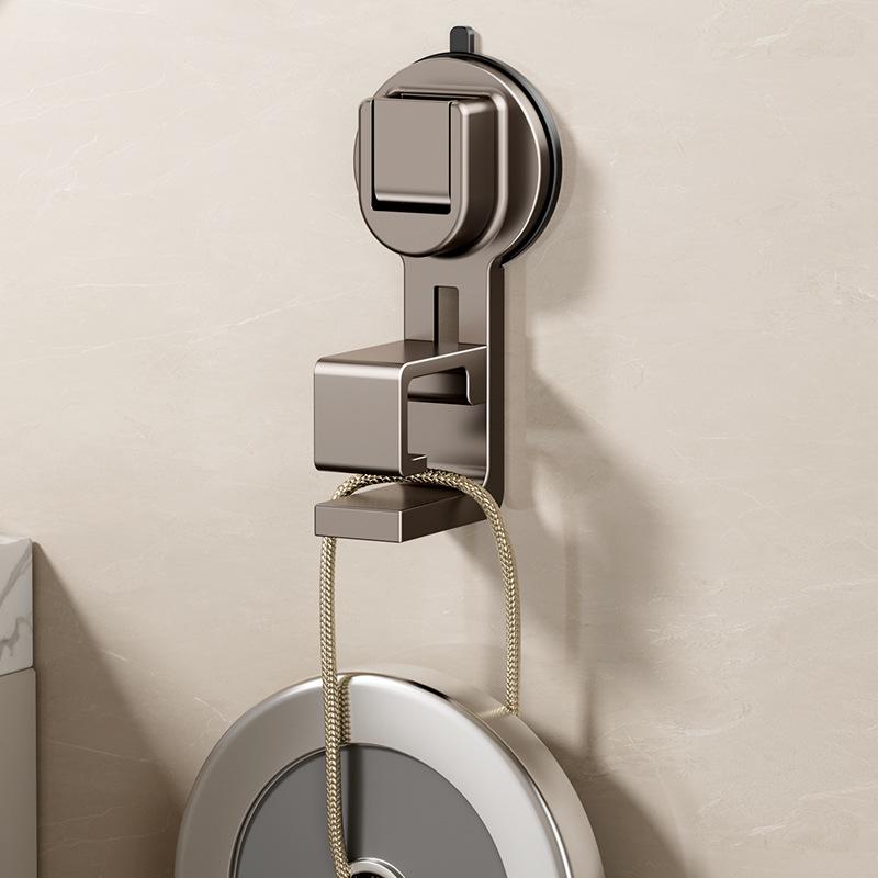 Wall-Mounted Bathroom Storage: No-Drill Washbasin Hooks & Hanging Board
