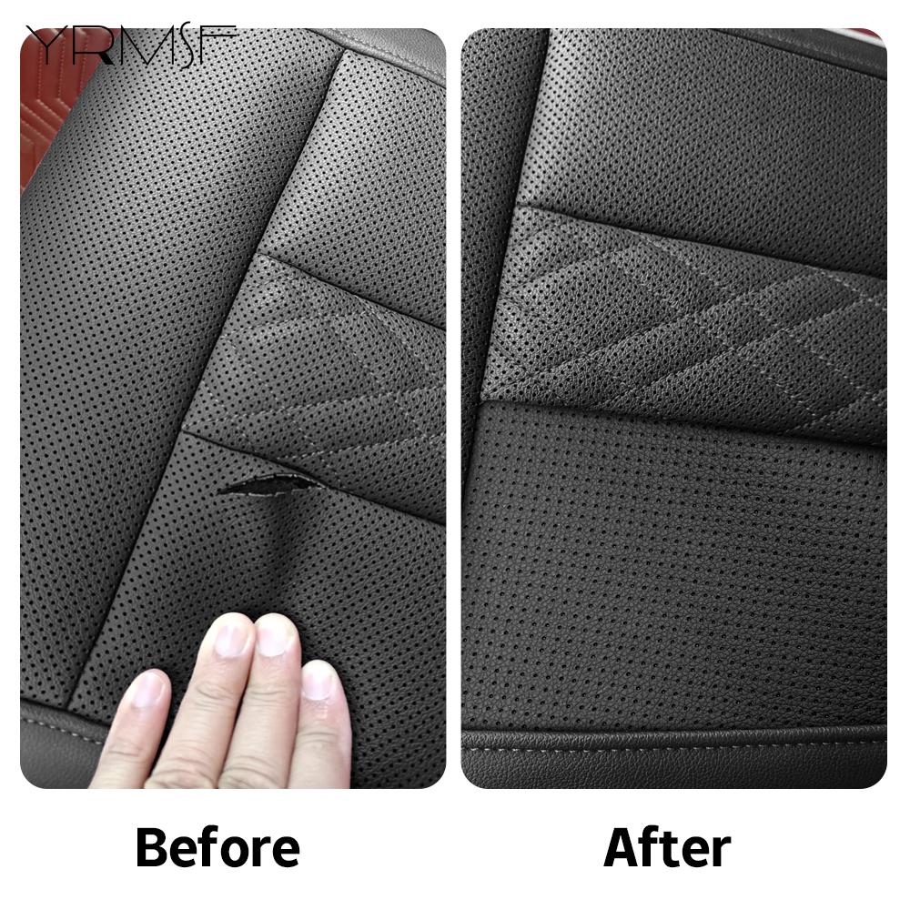 Breathable Perforated Leather Repair Sticker Furniture Sofa Self-adhesie PU Leather Patches for Sofa Hole Bags Car Seats Sticker