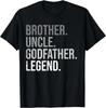 Bruder Onkel Pate Legende Spaß Bestes Lustiges Onkel Geschenk Unisex T-Shirt