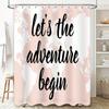 Colorful Butterfly Shower Curtain Waterproof Fabric Decorative Bath Rug For Home Decoration Multicolored Design Bathroom Accesso