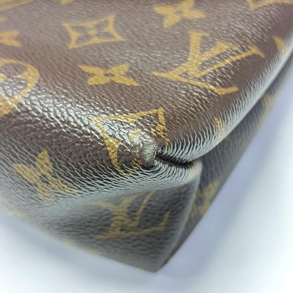 [Pre-Owned] Saint Placide Versatile Commuter Gold Buckle Sliding Chain Classic Monogram Coated Canvas Colorful Leather Handheld Cr - Very Good #41EM4U