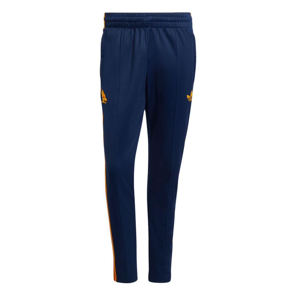 Adidas Originals Casual Fashion Simple Slim Fit Lace-Up Knitted Sports Pants Men Pants Night-Blue IT3870