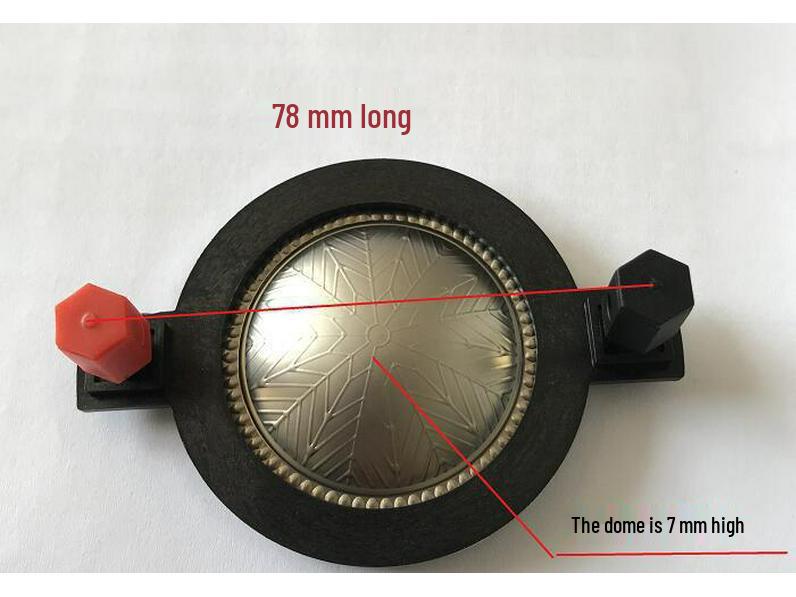 

44.4 Core Tweeter Driver with Milky White Polymer Diaphragm and 78mm Terminal Spacing