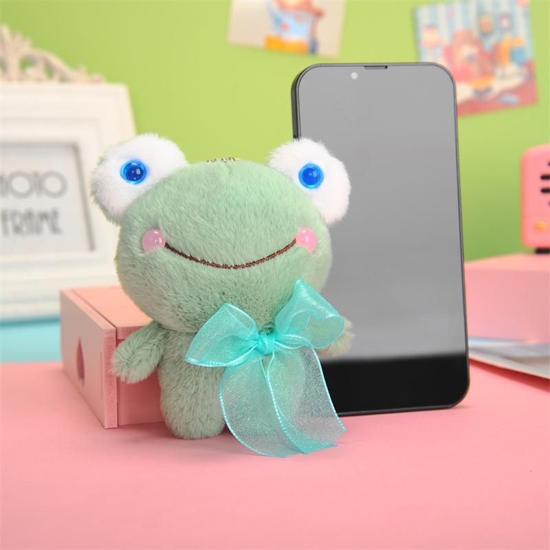Bear Plush Cute Keychain Adorable Frog Pig Doll Machine Toy Bulk Gift