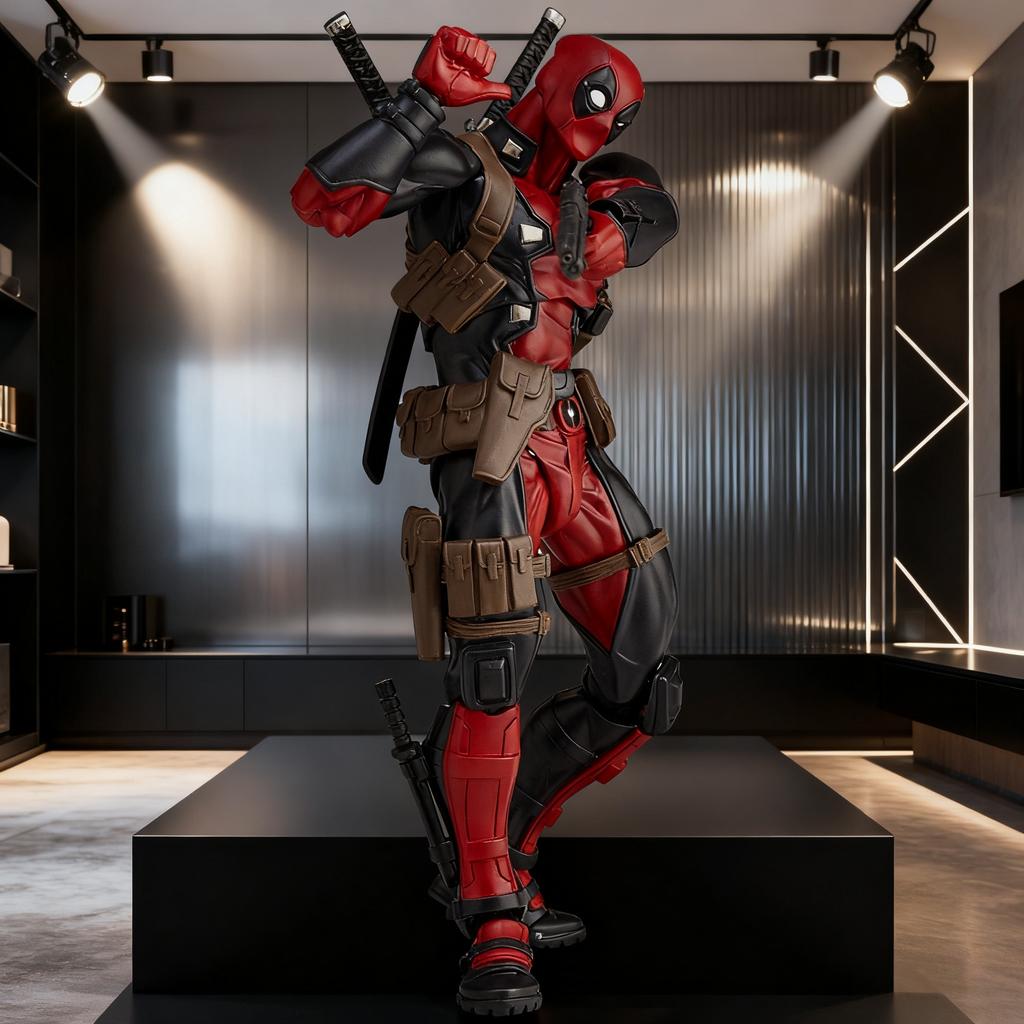 New 16CM Shocking Yamaguchi Deadpool Action Doll PVC Series Carousel Deadpool Wolverine Doll Series Model Collection Gift Giving