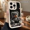 Phone Case: 2D Flat, Fits iPhone 18, 17, 16, 15, 14, 13, 12Pro, Plush Little Bear, Perfect Holiday Gift for Christmas and Halloween
