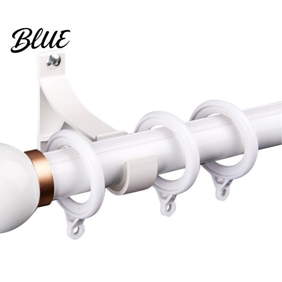 Screw-fixed Curtain Rod Duty Metal for 28mm Pcs Holder Bracket 2 Rods Heavy Sturdy Wall