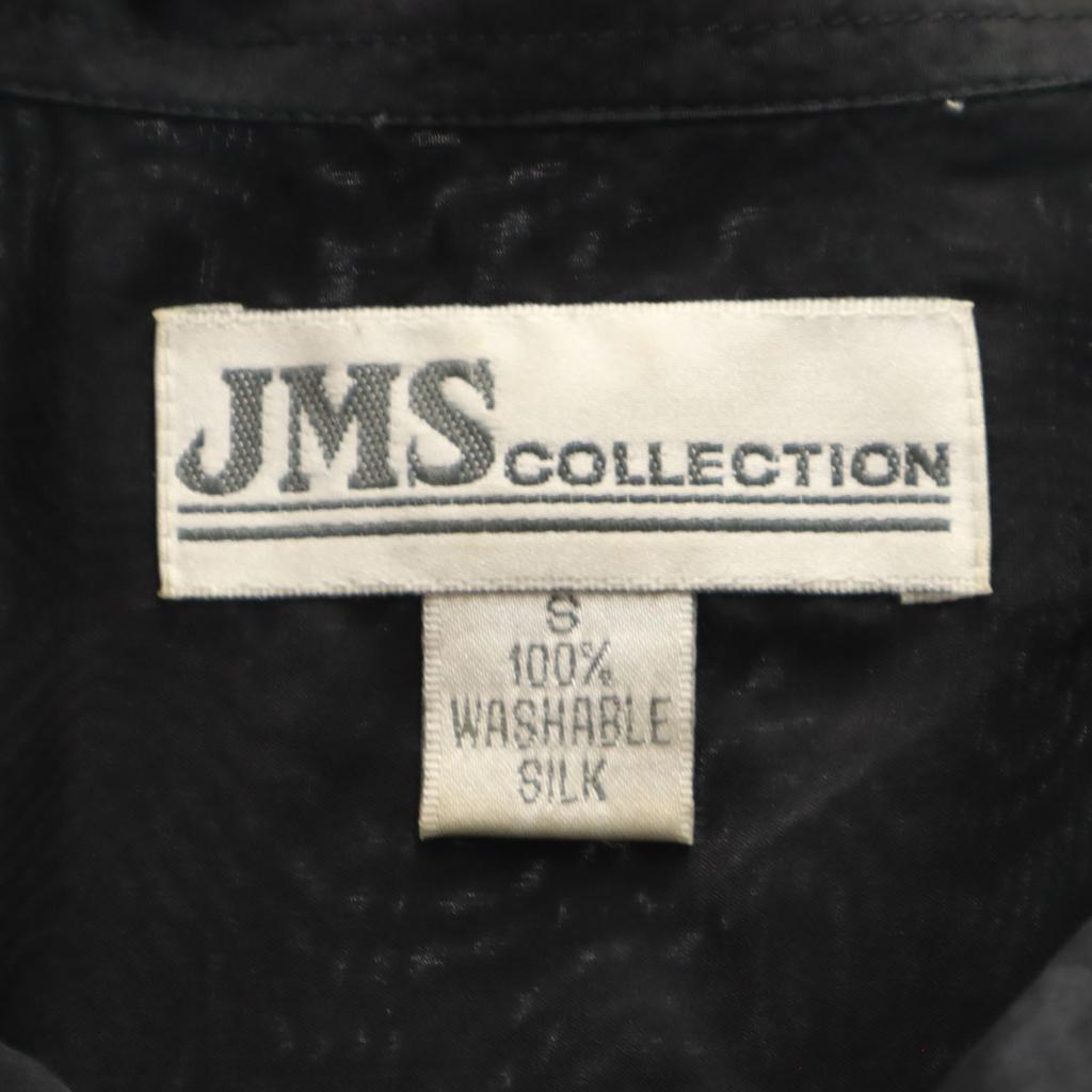 JMS COLLECTION 90s 00s Washable Silk Old Short sleeve shirt S black Men's Used