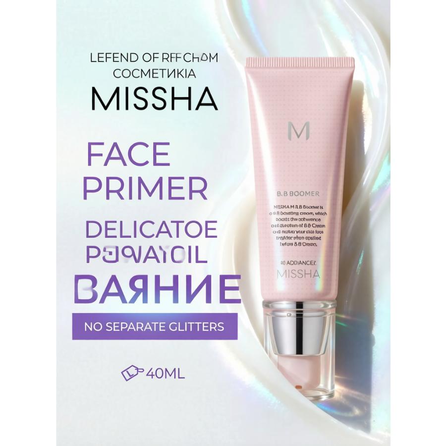 MISSHA BB Boomer Pearl Glow Face Primer, 40 ml 20ml