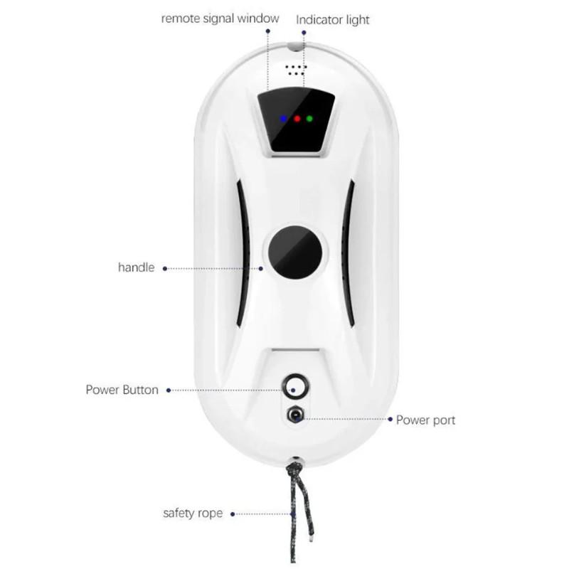 Intelligent Window Washer Household Window Robot Vacuum Cleaner Remote Control Electric Glass Cleaning Robot