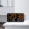 Large Digital Wall Clock With Led Display With Date Temperature Timer Humidity Week For Living Room Bedroom Gift For Seniors
