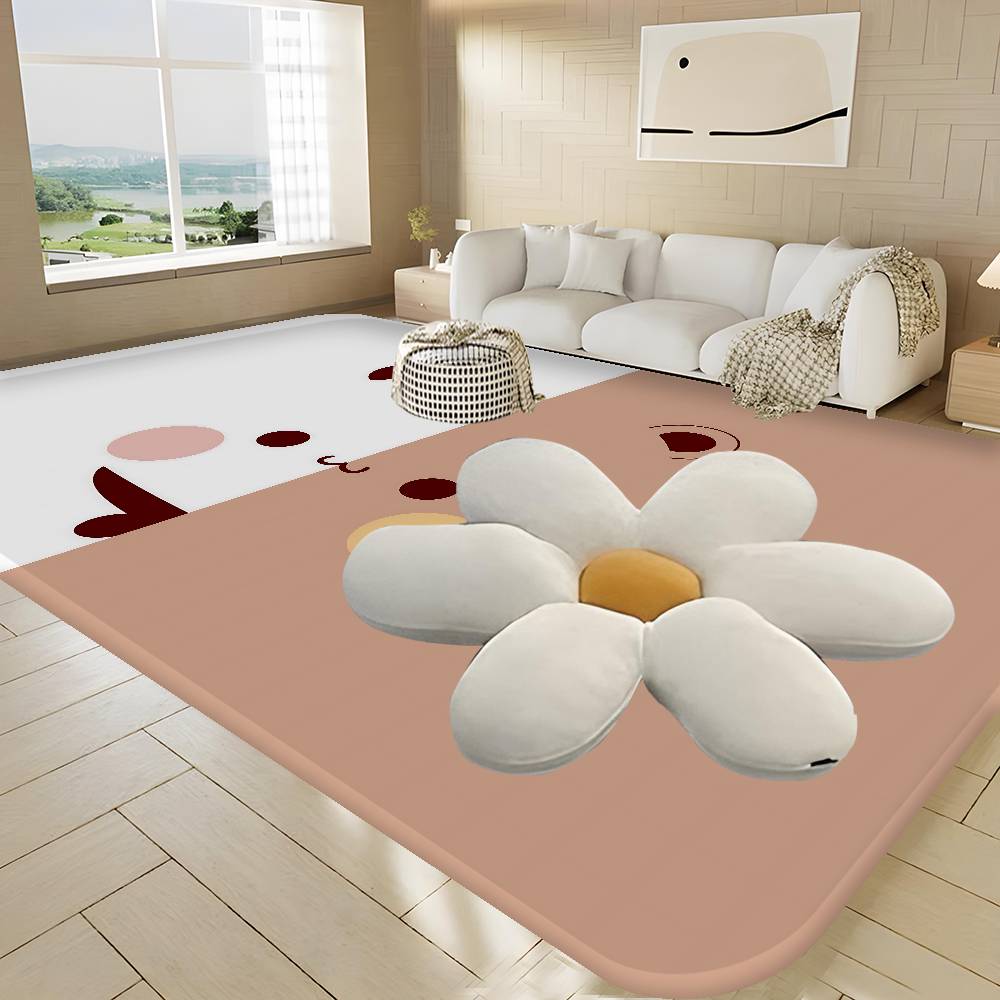 Bubu And Dudu Cute Cartoon Floor Mat INS Style Soft Bedroom Floor House Laundry Room Mat Anti-skid Household Carpets