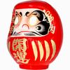 Prayer Takasaki Daruma Doll for Family Good Approximately 15cm Protection from Takasaki Daruma Doll Good Family [Shrine Prep] Safety, Luck, Tall, Red,