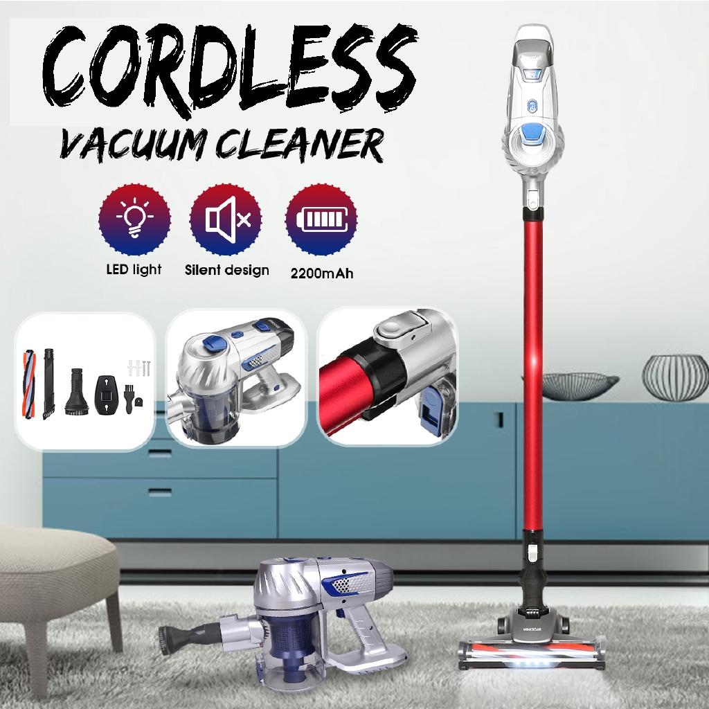 

120W Cordless Vacuum Cleaners Handheld Car Home Household LED Light Strong Suction Dust Collect Vacuum Cleaner