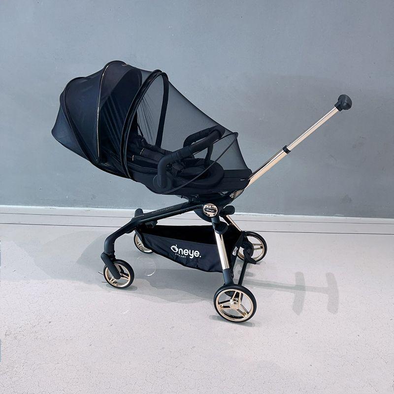 Rundes T6 Universelles Kinderwagen-Moskitonetz & Sonnenschutz mit Kühlmatte Zubehör