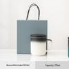 Cha Xun Black & White Gradient Ceramic Mug with Lid and Filter