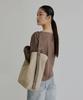 Artid Jane Canvas Bucket Bag_Beige