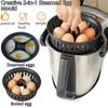 Food Grade 2-in-1 Steaming and Boiling Egg Tool, Suitable for Thermomix TM5 TM6, Heat-resistant, Complementary Food, Brunch