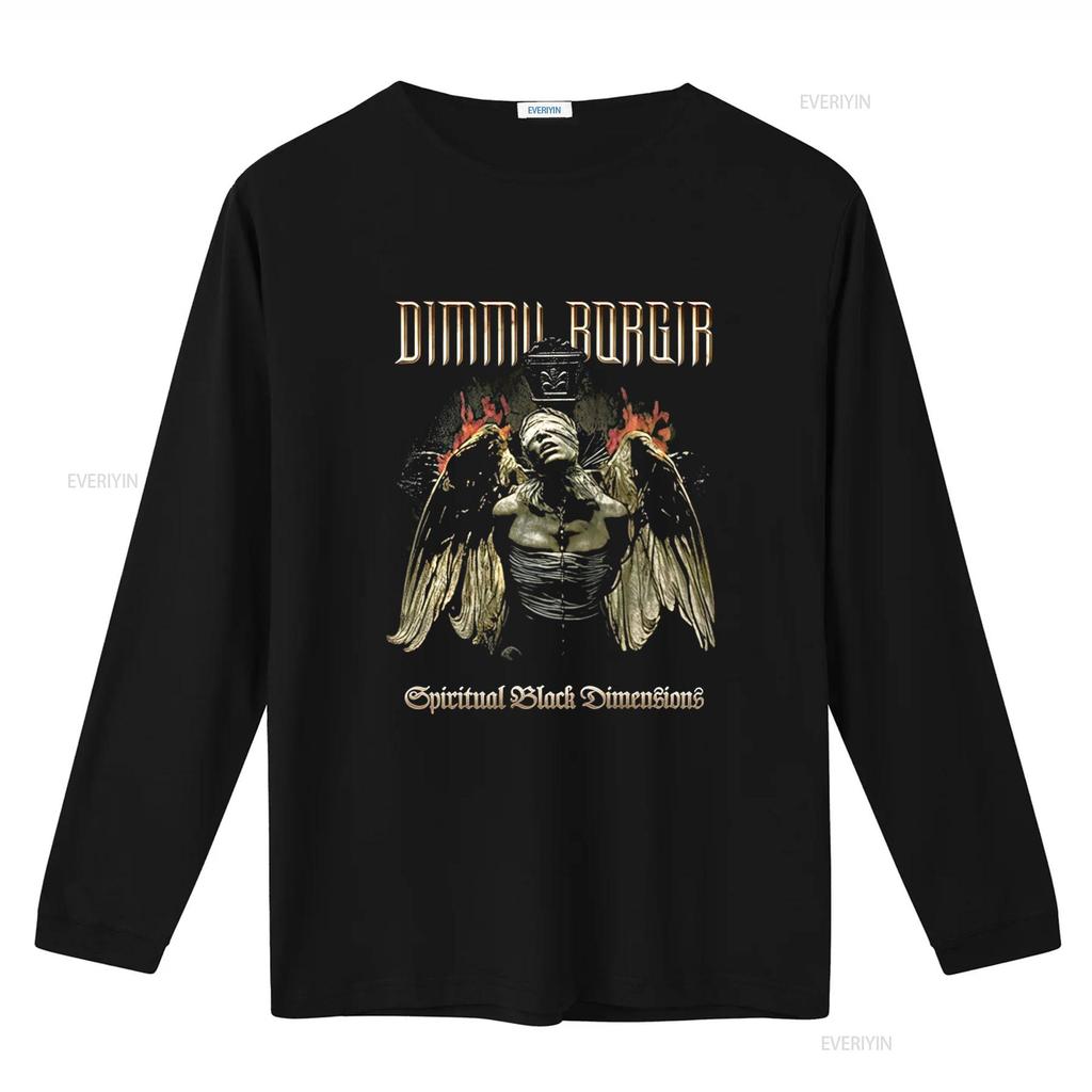 DIMMU BORGIR Spiritual Black Dimensions T Shirt Design Gotico Metal per Uomo e Donna Top Lavato Vintage per Uso Quotidiano