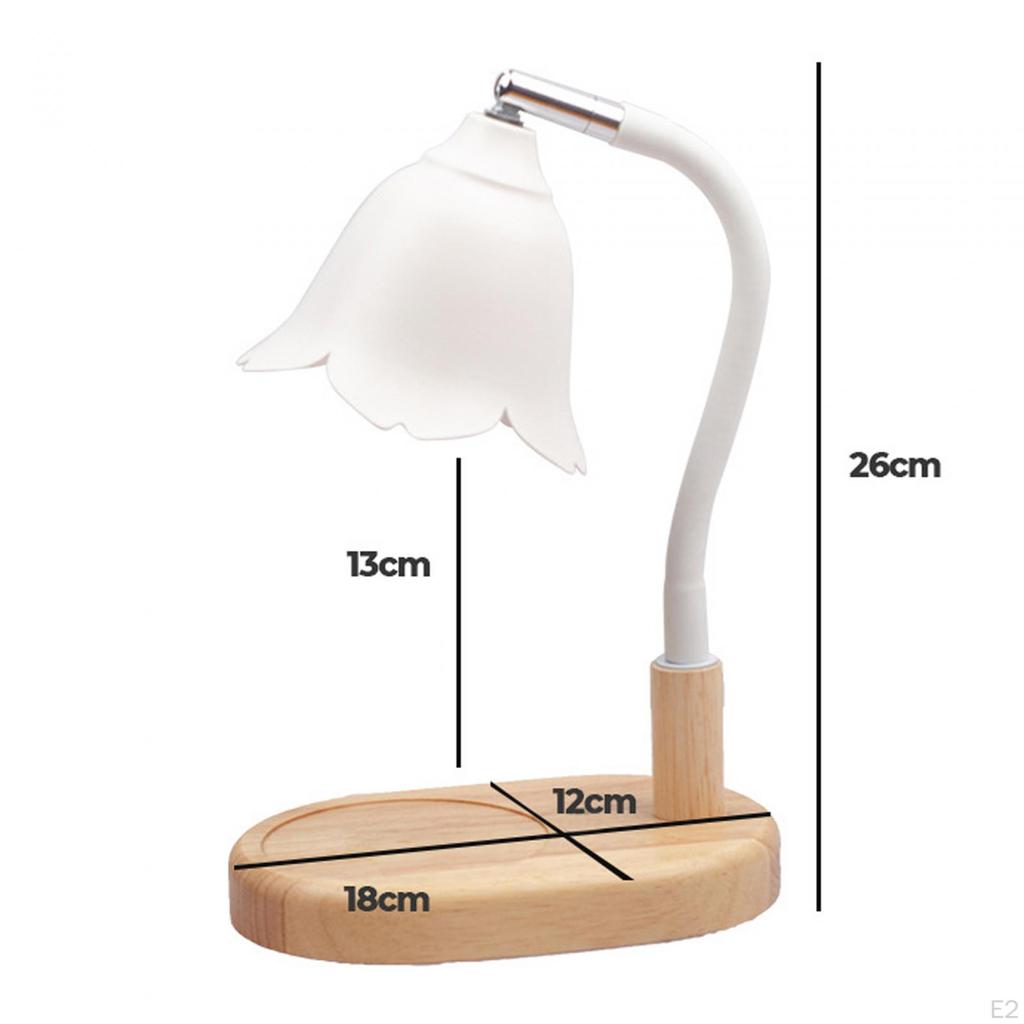 Duftwachs-Kerzenwärmerlampe US 110V Holzsockel für Arbeitszimmer Vielseitig