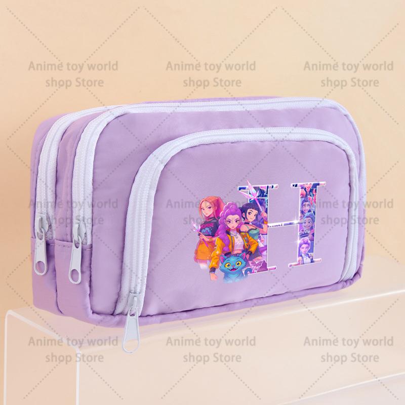 Kpop Dämonenjäger Federmäppchen Cartoon Kawaii Mädchen Stiftebox Stifthalter Tasche für Schüler Schulanfang Schreibwaren Geschenkartikel
