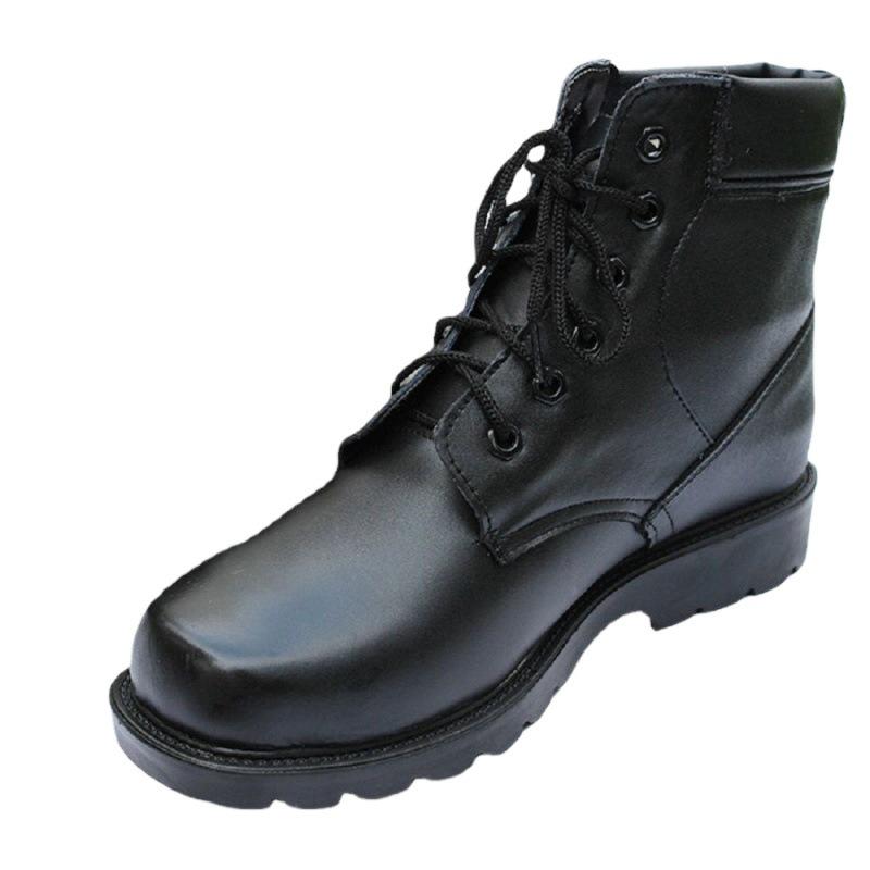 Férfi Téli Gyapjú Béléses Pamut Csizma - Meleg Kültéri Katonai Stílusú Hócsizma