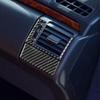 Carbon Fiber Car Accessories Driver Air Vent Set Cover Soft Sticker For Mercedes W210 E Class 1996 1997 1998 1999 2000 2001 2002