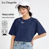 La Chapelle Women's Pure Cotton Loose Short-Sleeve Top