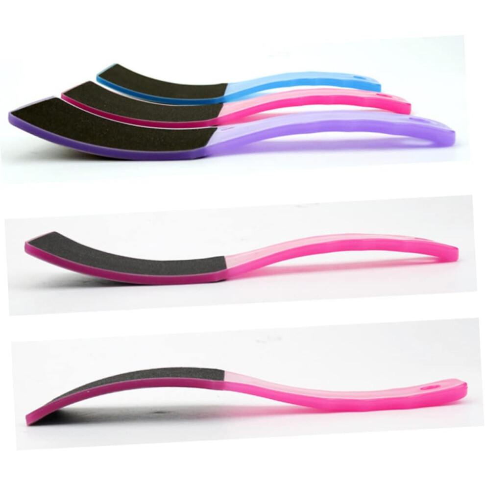 Double-sided Foot File Pedicure Foot Rasp Exfoliating Brush for Removing Hard Skin and Foot Care Random Color