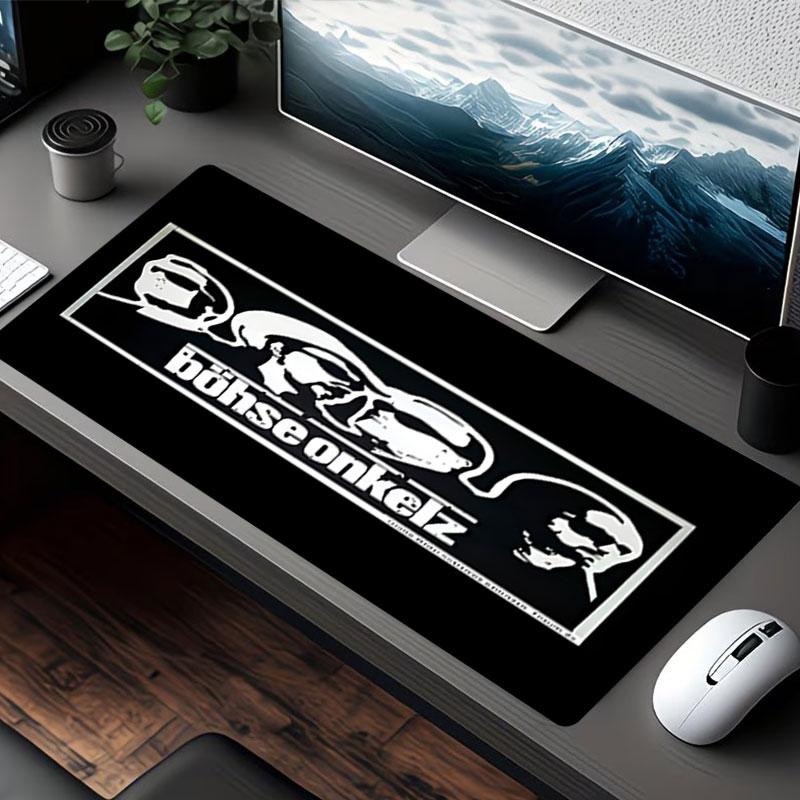 Bohse Onkelz Print Mouse Pad, for Keyboard Pad Laptop PC Mat for Office Home Use, Desk Decor, Perfect Birthday Gift for Gamers