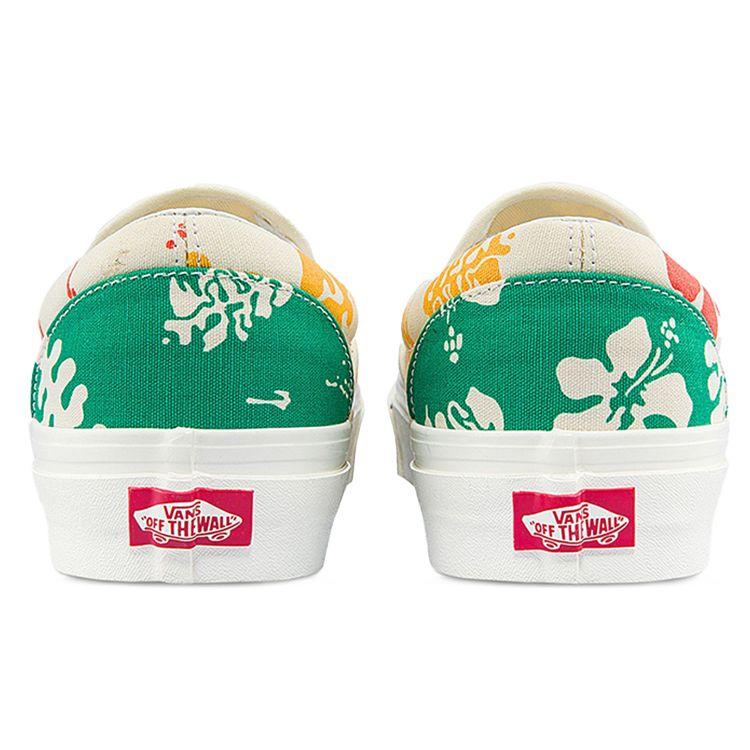 Vans Slip-On DX Canvas Casual Fashion Colorful Petal Print Low-Top Skate Shoes Unisex sneaker VN0A5KX8AWD