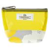 Wpc. Patterns Clear Color Boat-Shaped Pouch, Clear Pouch with Gusset, Small Item Case, W148-9118-204 Peony Yellow