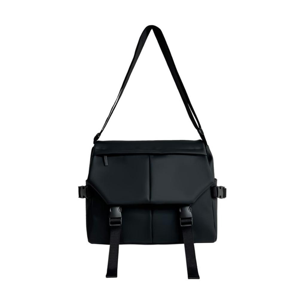 Nylon Crossbody Shoulder Bag Multi-pocket Large Capacity Bag Waterproof Messenger Bag  Cycling Use