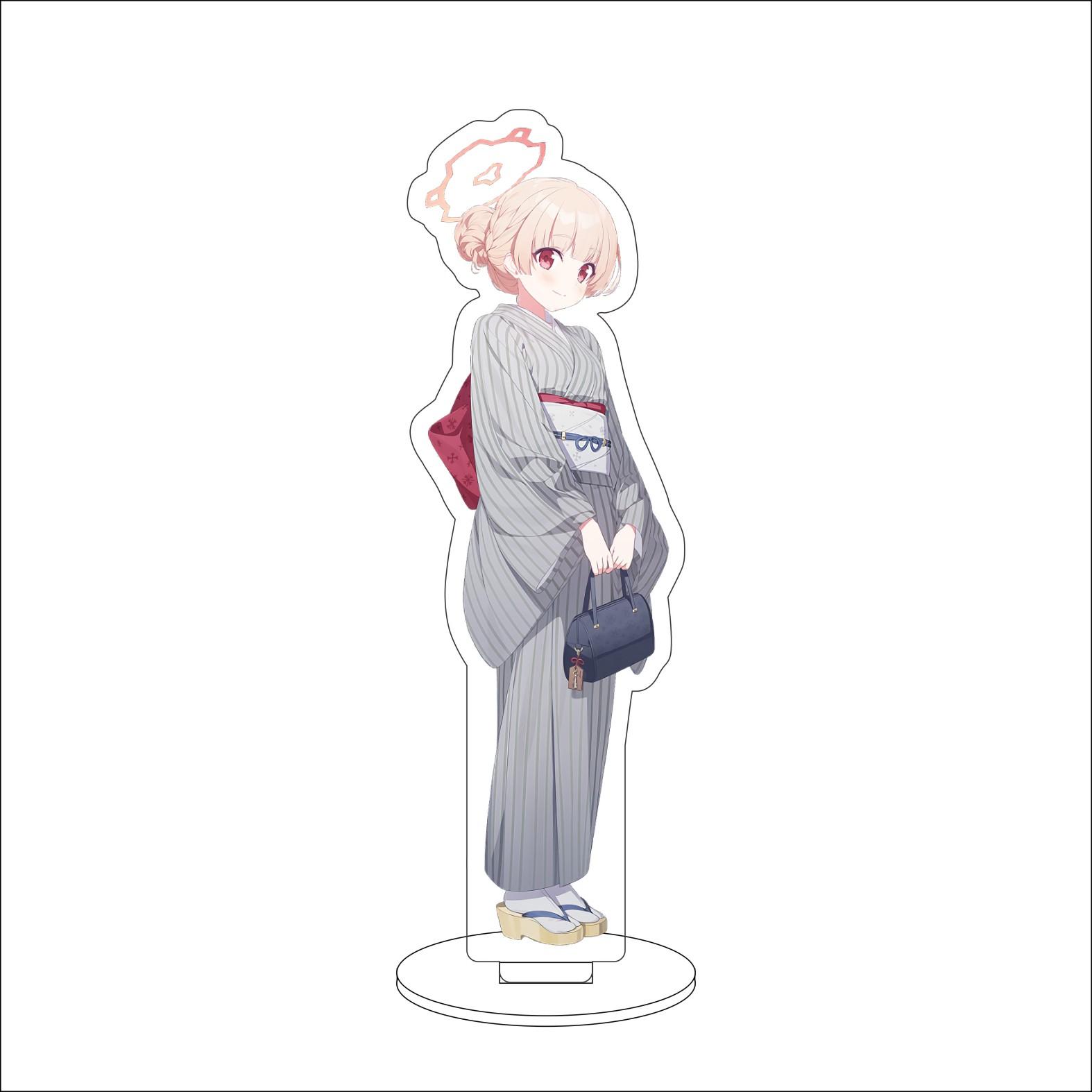 16CM Anime  Blue Archive The Animation Sunaookami Shiroko Cosplay Acrylic Stand Ornaments   Figure Stand Halloween Gifts 16CM