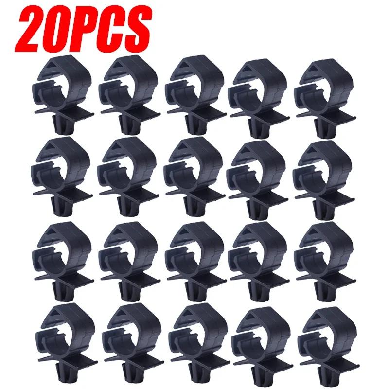 Car Wiring Harness Fastener Route Fixed Retainer Clip Corrugated Pipe Tie Wrap Cable Clamp Oil Tube Beam Line Hose Bracket