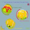 3 in 1 Detachable Kids Swing Seat with Safety Belt, Adjustable Rope for Indoor, Outdoor, Playground, Garden, Green