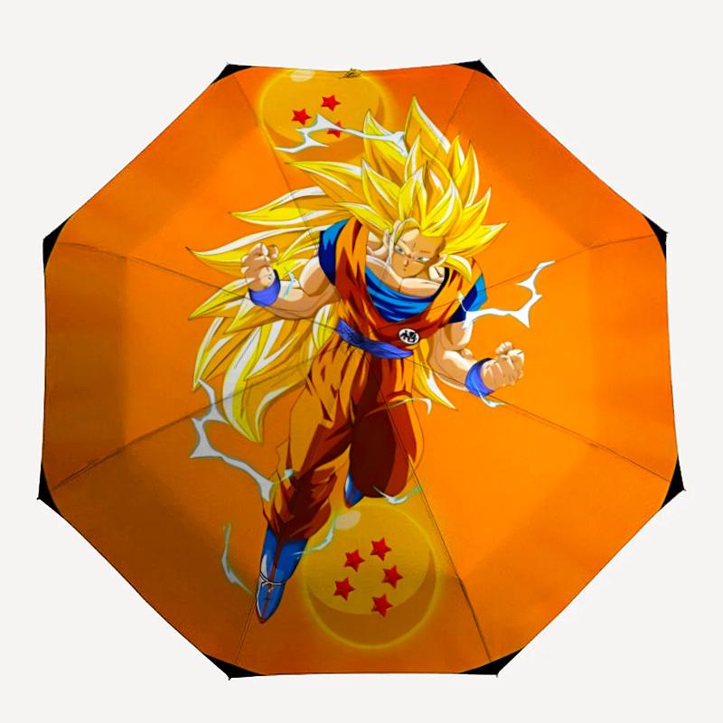 

1pc Goku, Super Saiyan Automatic Umbrella Durable Iron Frame & Plastic Handle, Gift for Men & Women, Sturdy Construction yy250902053