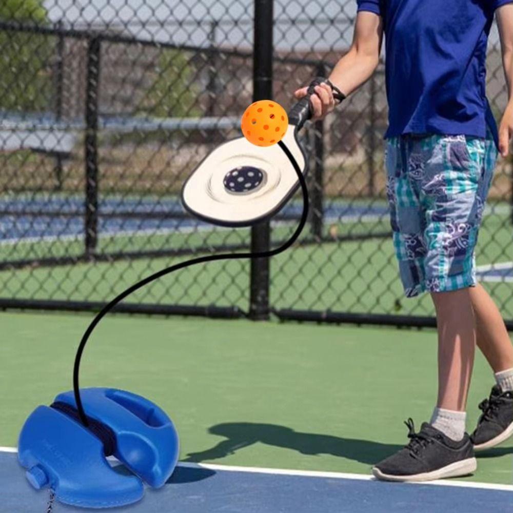 Water-Fillable Pickleball Trainer Blue Base Pickleball Training Aids  Sport Accessories