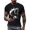 Summer New Animal Bear Men's T-Shirts Fashion Casual Personality Hip Hop Harajuku Streetwear 3D Printed Short Sleeve Tees Tops