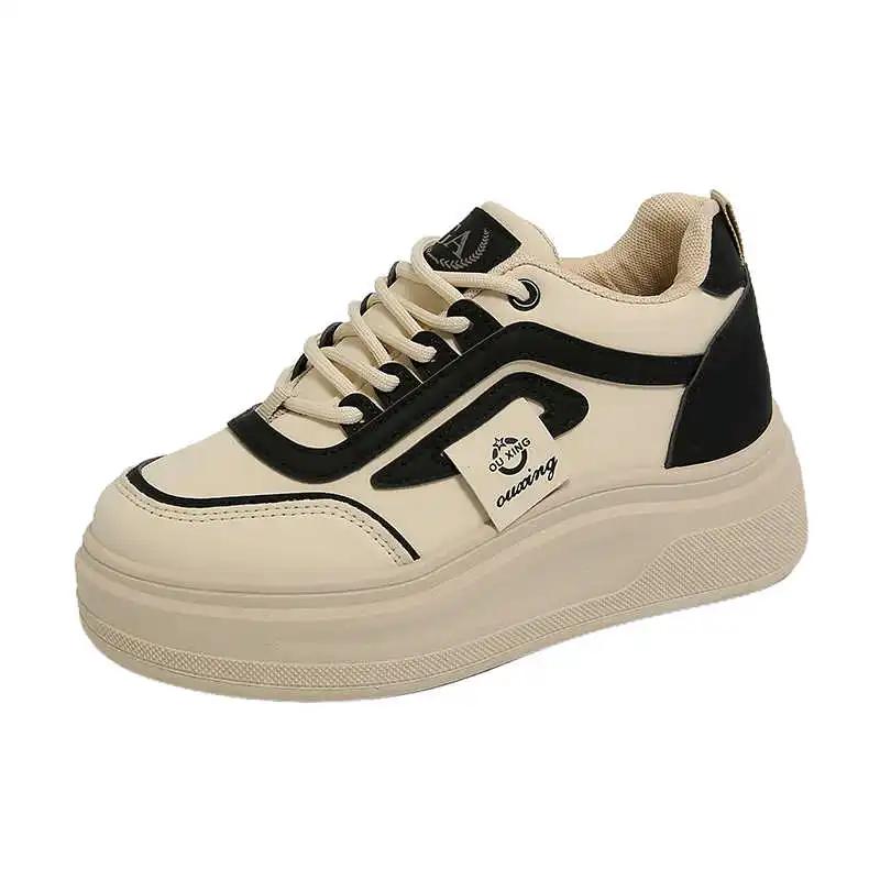 Fashion Fall With Ties Women's Shoes Flat Shoes Tennis Fat Sneakers Red Basketball Woman Sports Nice Special Snow Boots Foreign