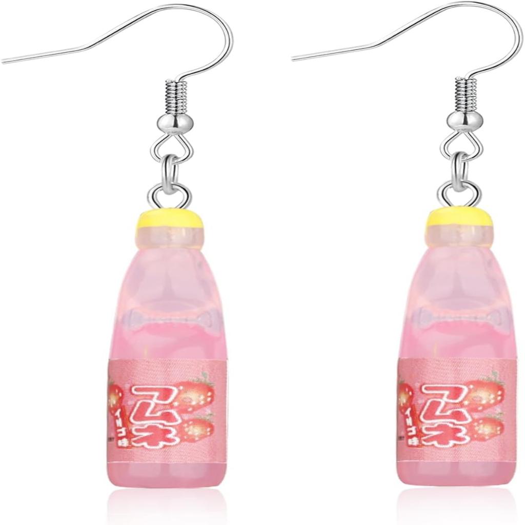 Korean-Pop Earrings Soda Pop Music Matching Birthday Party Friendship BFF Gifts For Fans Decor Halloween Outfits