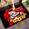 Horror Clown Movie Characters Rug Blood Splatter Pumpkin Print Carpet Mat Non-Slip Home Decoration Indoor Halloween Floor Mats